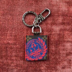 LOUIS VUITTON Limited Edition Monogram Canvas Malletier 1854 Bag Charm